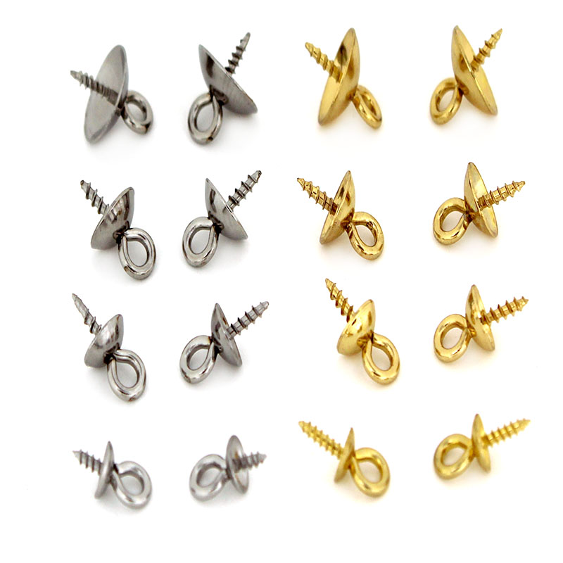 Jewelry Making Eye Pins - 20Pcs Stainless Steel Clasps Hook Screw