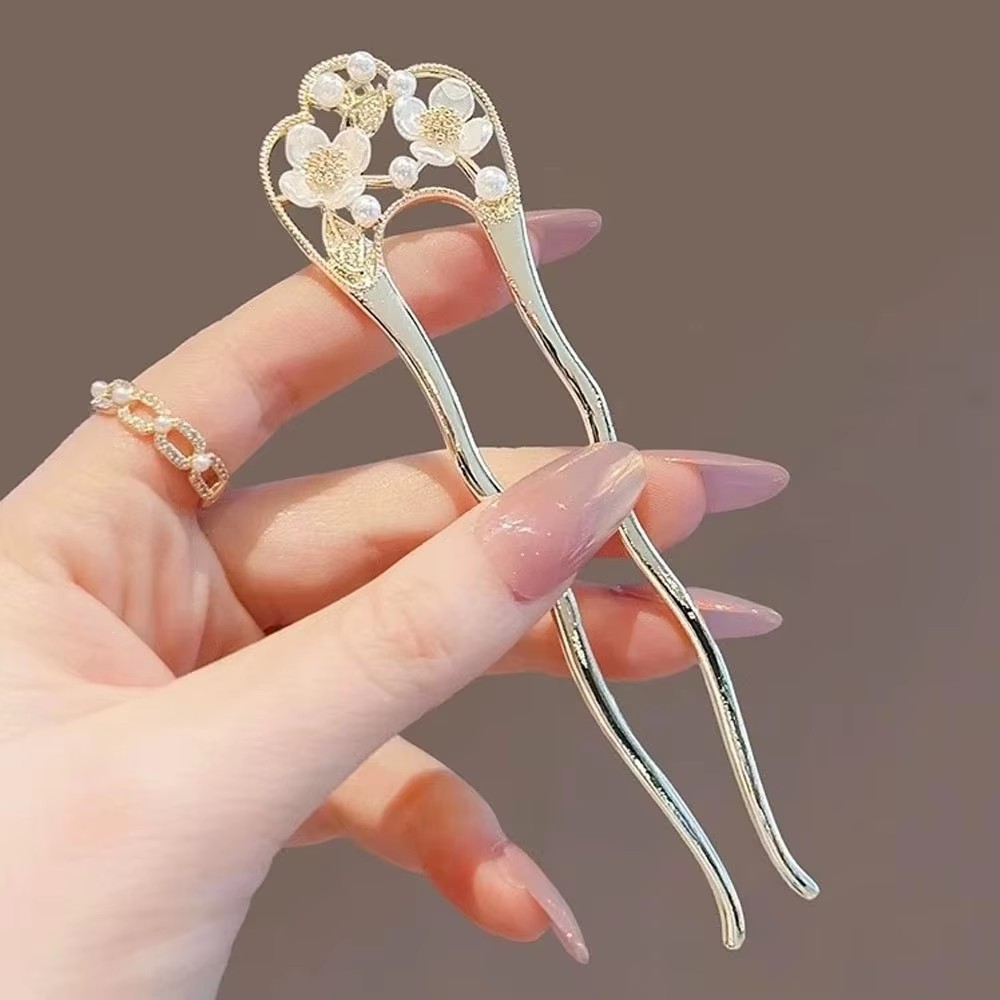 Jewelry Making With Beads - U Shaped Hair Stick Light Luxury