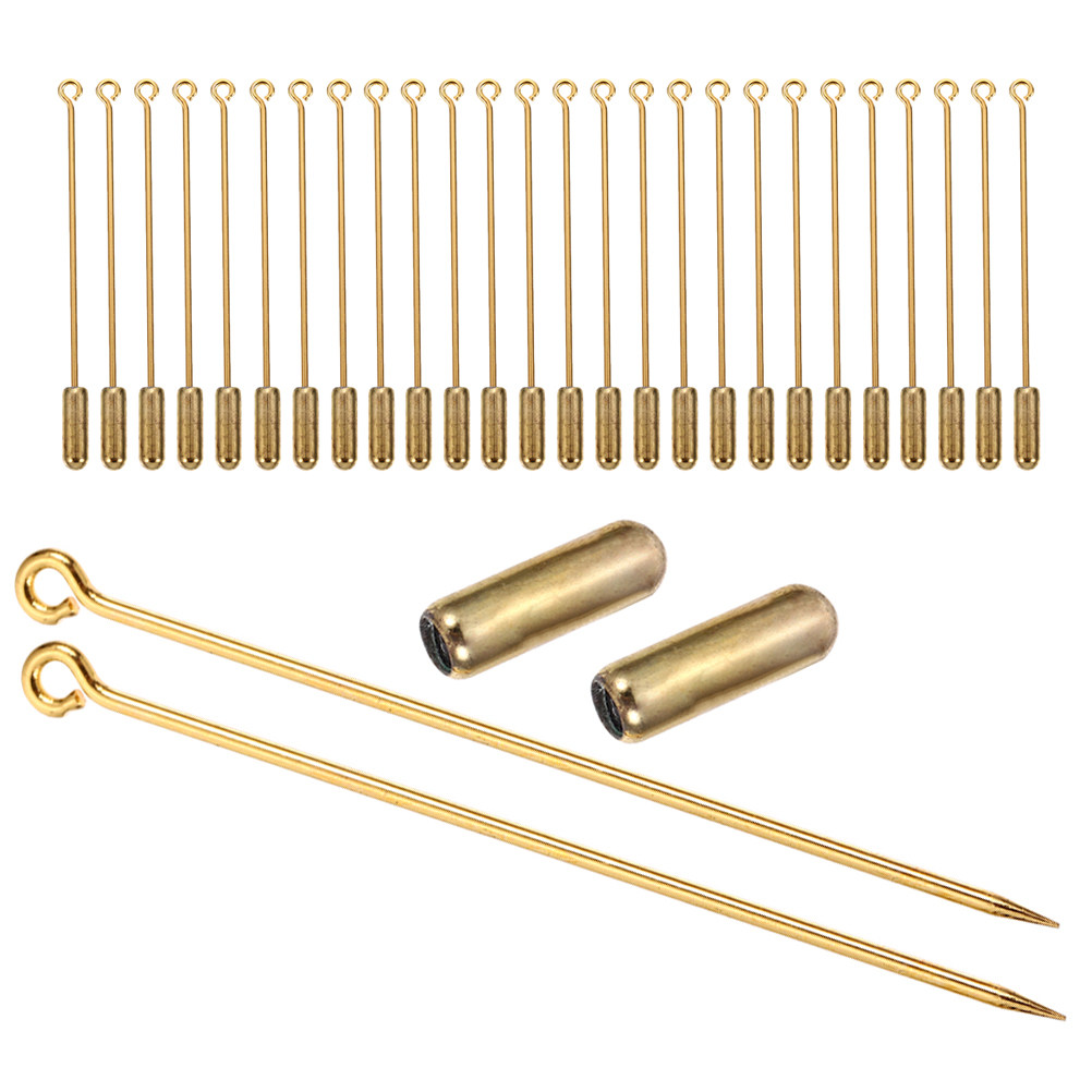 Jewelry Making Eye Pins - 30Pcs Copper Brooch Pin Base 70Mm