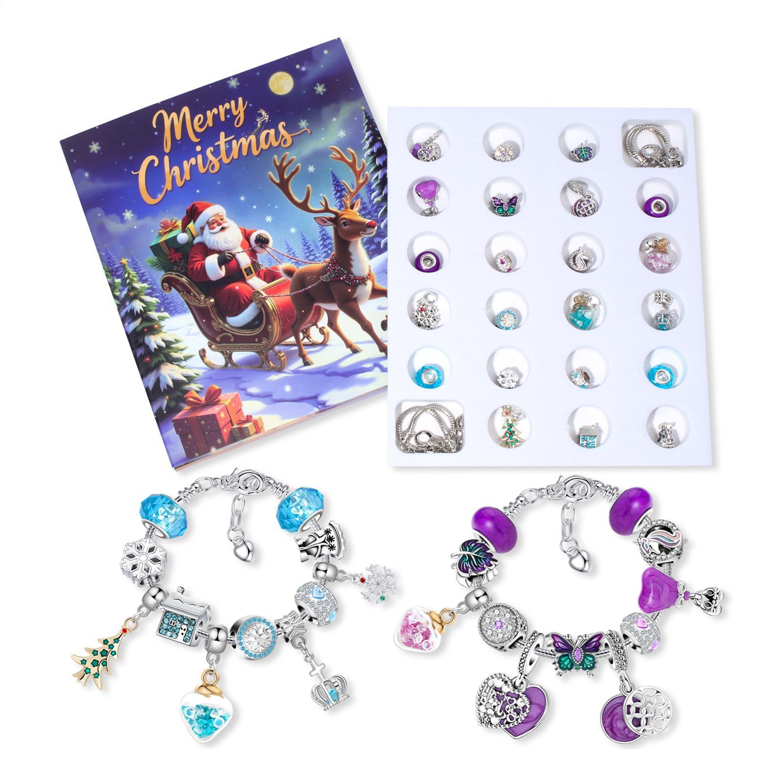 24 Days Christmas Countdown Ad - Jewelry Making Advent Calendar review and price
