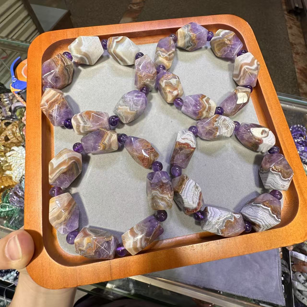 AAAA Natural Agate Mix Amethys - Crystal Bead Mix review and price