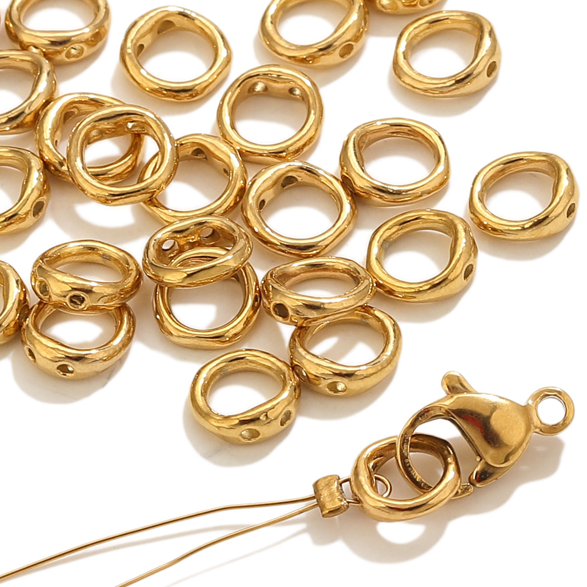 20pcs Stainless Steel Clasps E - Jewelry Making With Beads review and price