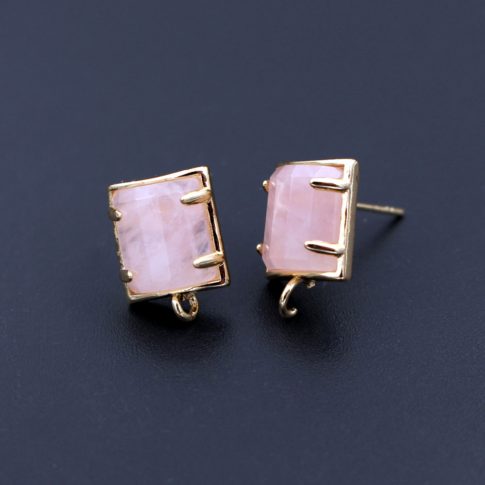 6pair Colored Rectangle Stone  - Jewelry Making Loops review and price