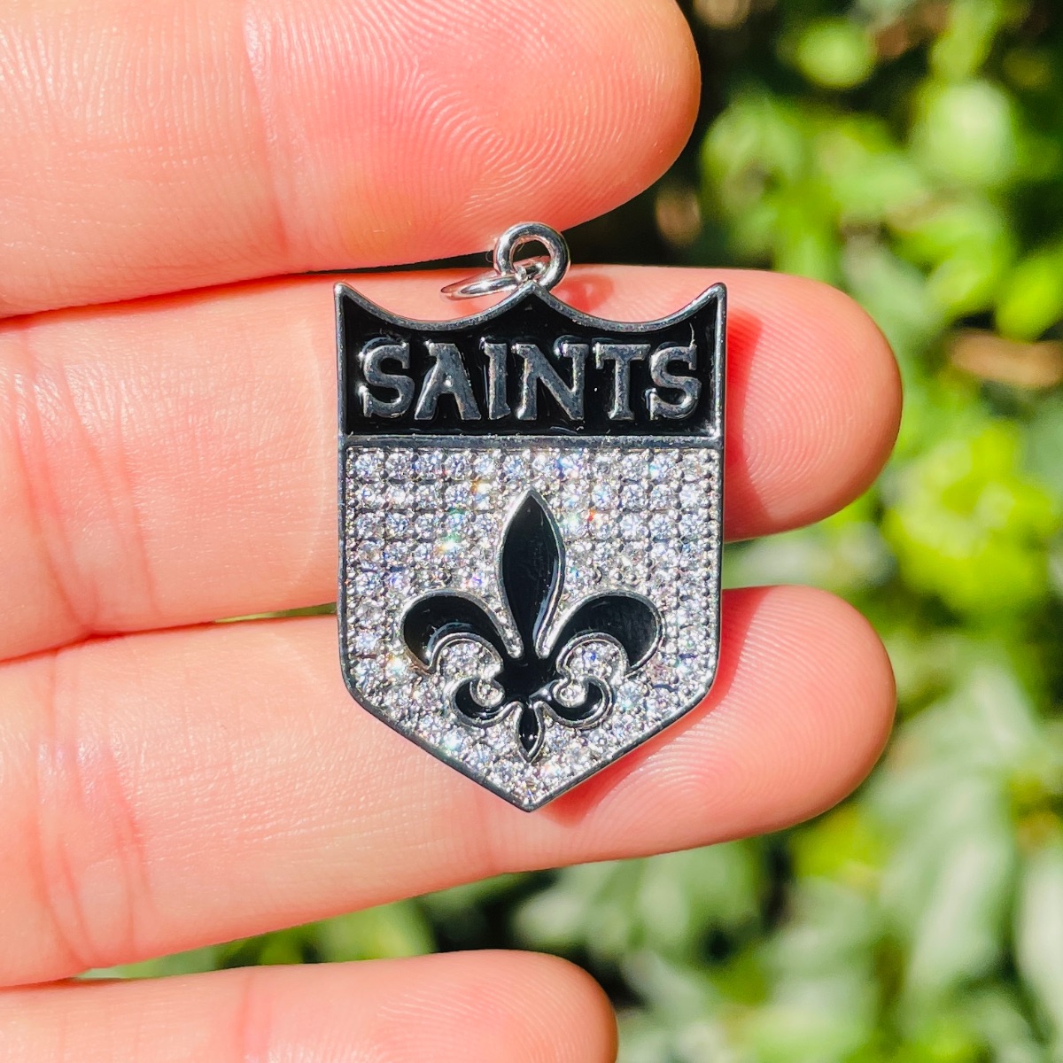 5pcs Micro Pave Fleur De Lis S - Jewelry Making New Orleans review and price
