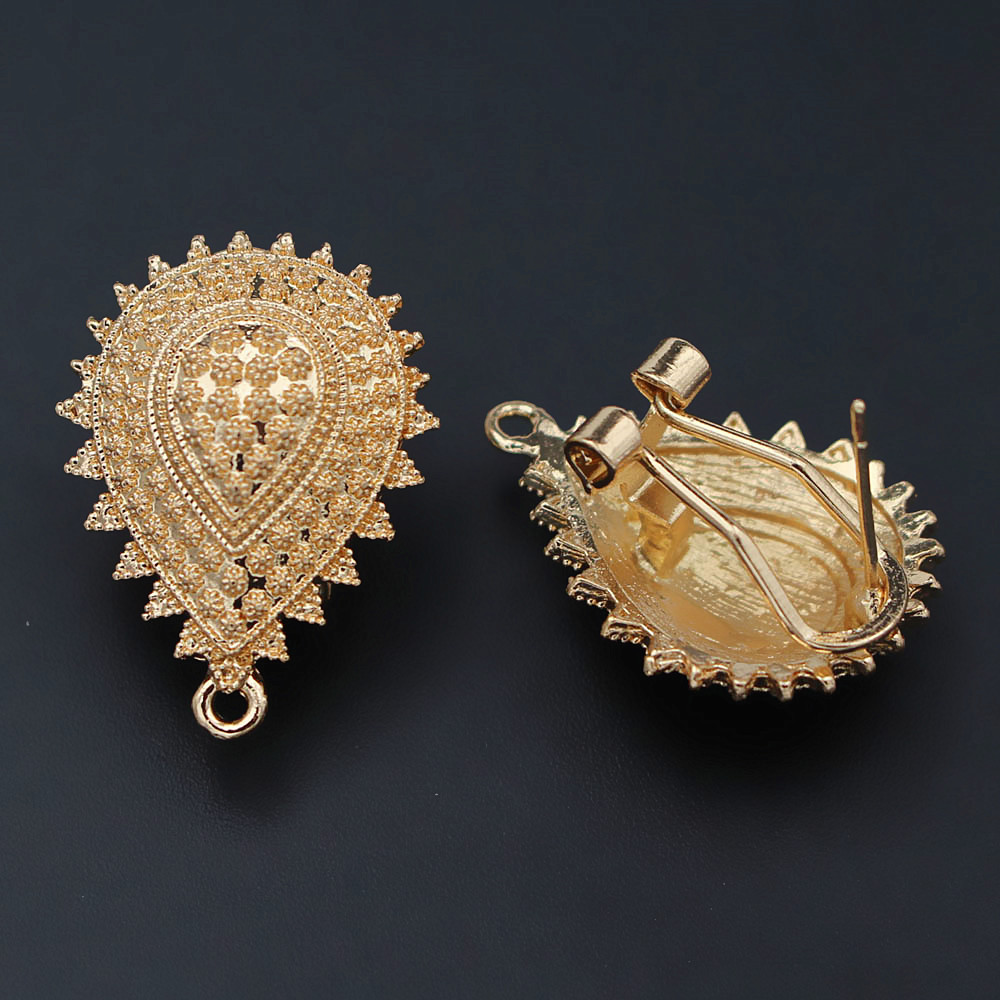 10pair Earrings Post with Loop - Jewelry Making Dubai review and price