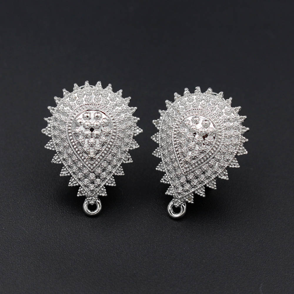 10pair Earrings Post with Loop - Jewelry Making Dubai review and price