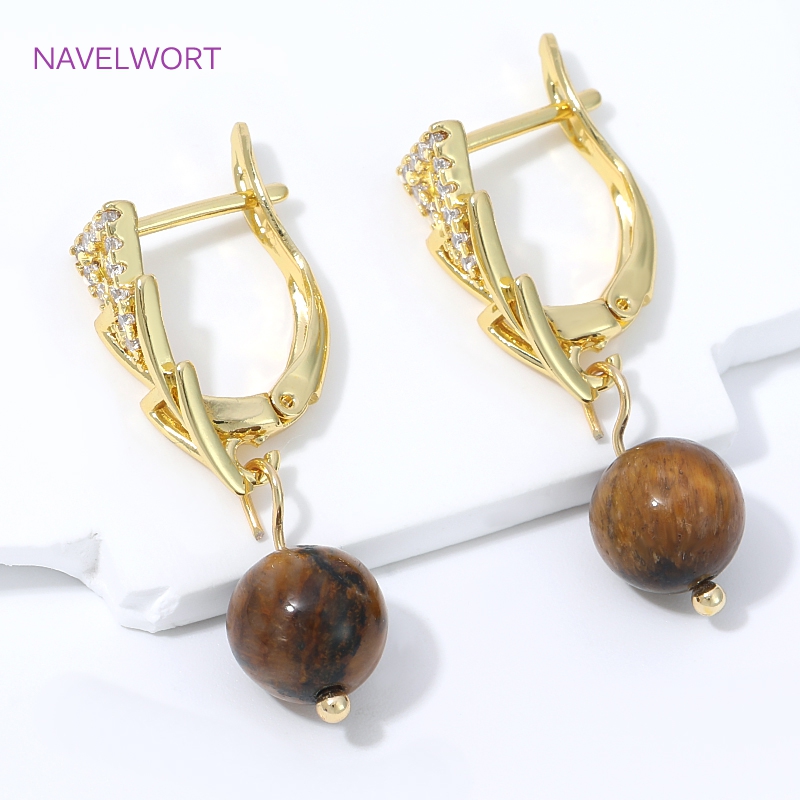 18K Gold Plated Inlaid Zircon  - Jewelry Making Items review and price