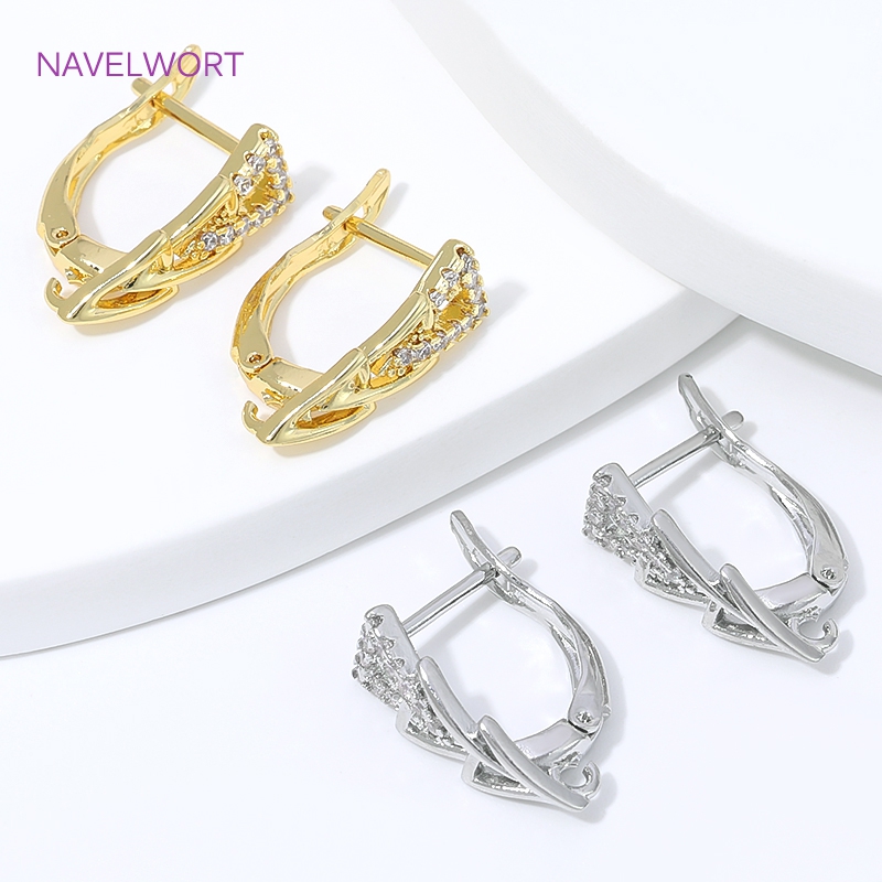 18K Gold Plated Inlaid Zircon  - Jewelry Making Items review and price