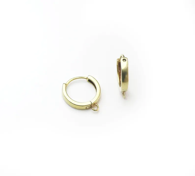 10pcs Brass Ear Hoops, Leverba - Jewelry Making Loops review and price
