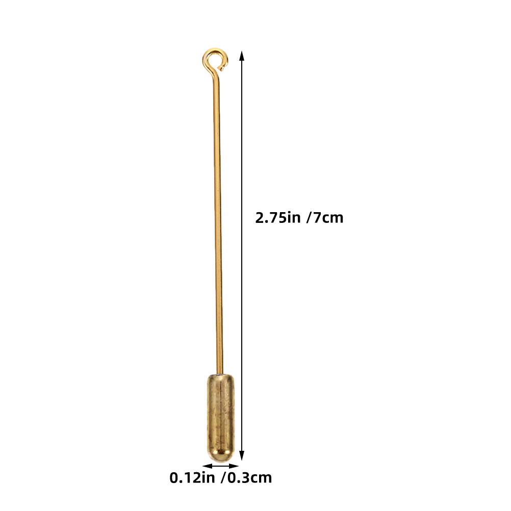 30Pcs Copper Brooch Pin Base 7 - Jewelry Making Eye Pins review and price