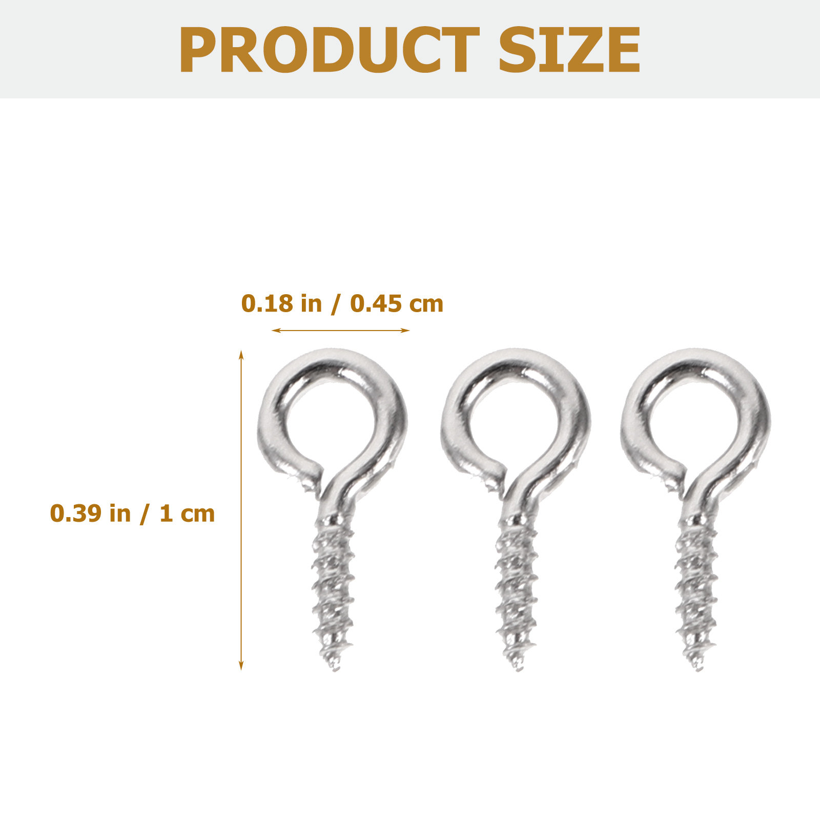500Pcs Mini Screw Eye Pin Jewe - Jewelry Making Eye Pins review and price
