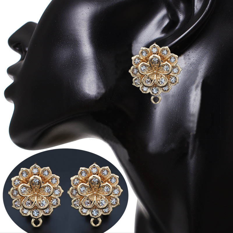 10pair Earrings Post with Loop - Jewelry Making Dubai review and price