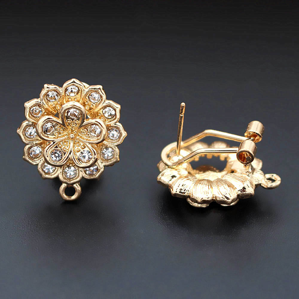 10pair Earrings Post with Loop - Jewelry Making Dubai review and price