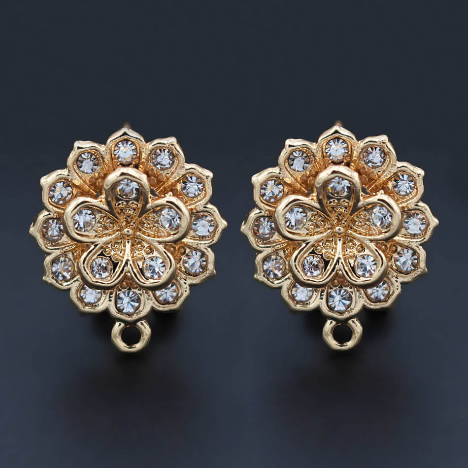 10pair Earrings Post with Loop - Jewelry Making Dubai review and price