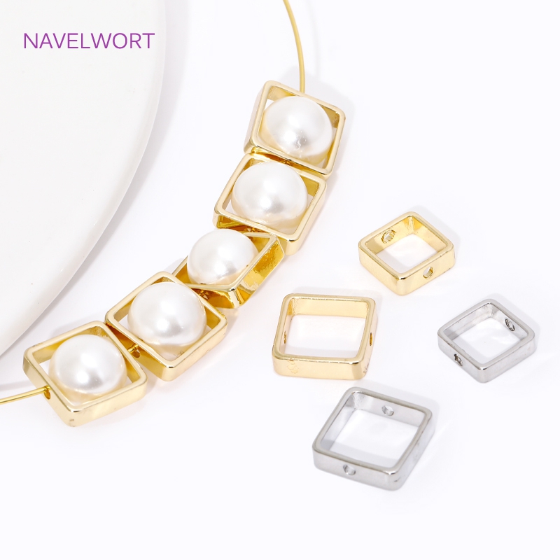 14K/18K Gold Plated Bead Frame - Jewelry Making Items review and price