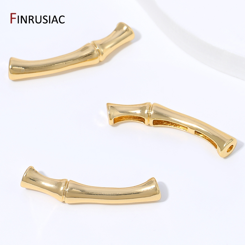 18K Gold Plated Brass Tube Spa - Jewelry Making Items review and price