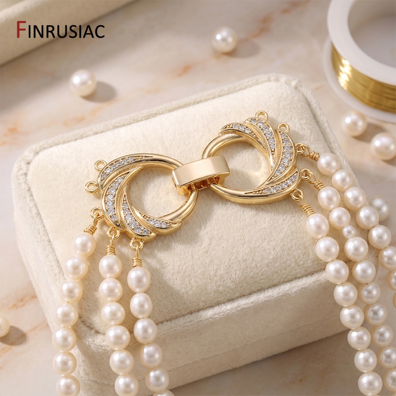 14K Gold Plated Brass With Zir - Jewelry Making Items review and price
