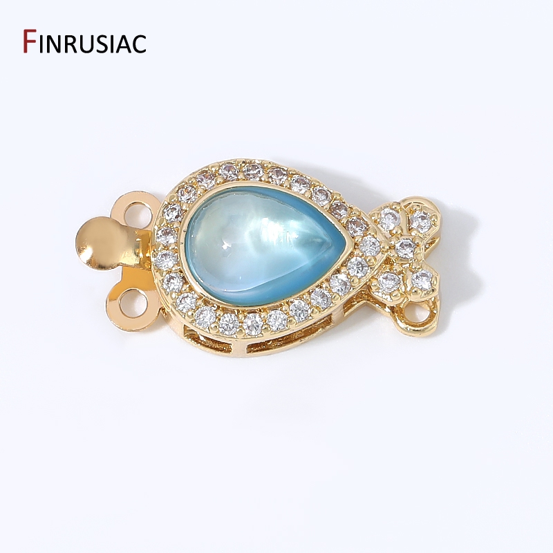 18K Gold Plated Brass Pear Opa - Jewelry Making Items review and price