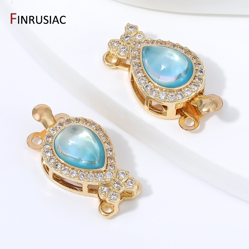 18K Gold Plated Brass Pear Opa - Jewelry Making Items review and price