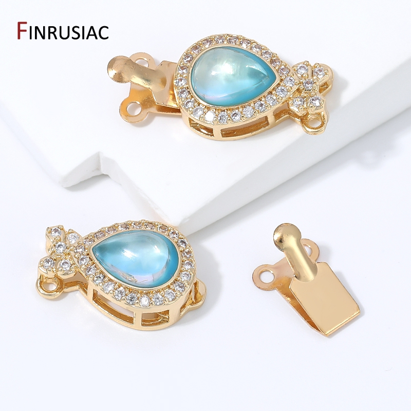 18K Gold Plated Brass Pear Opa - Jewelry Making Items review and price