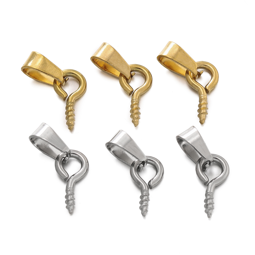 20pcs Stainless Steel Screw Ey - Jewelry Making Eye Pins review and price