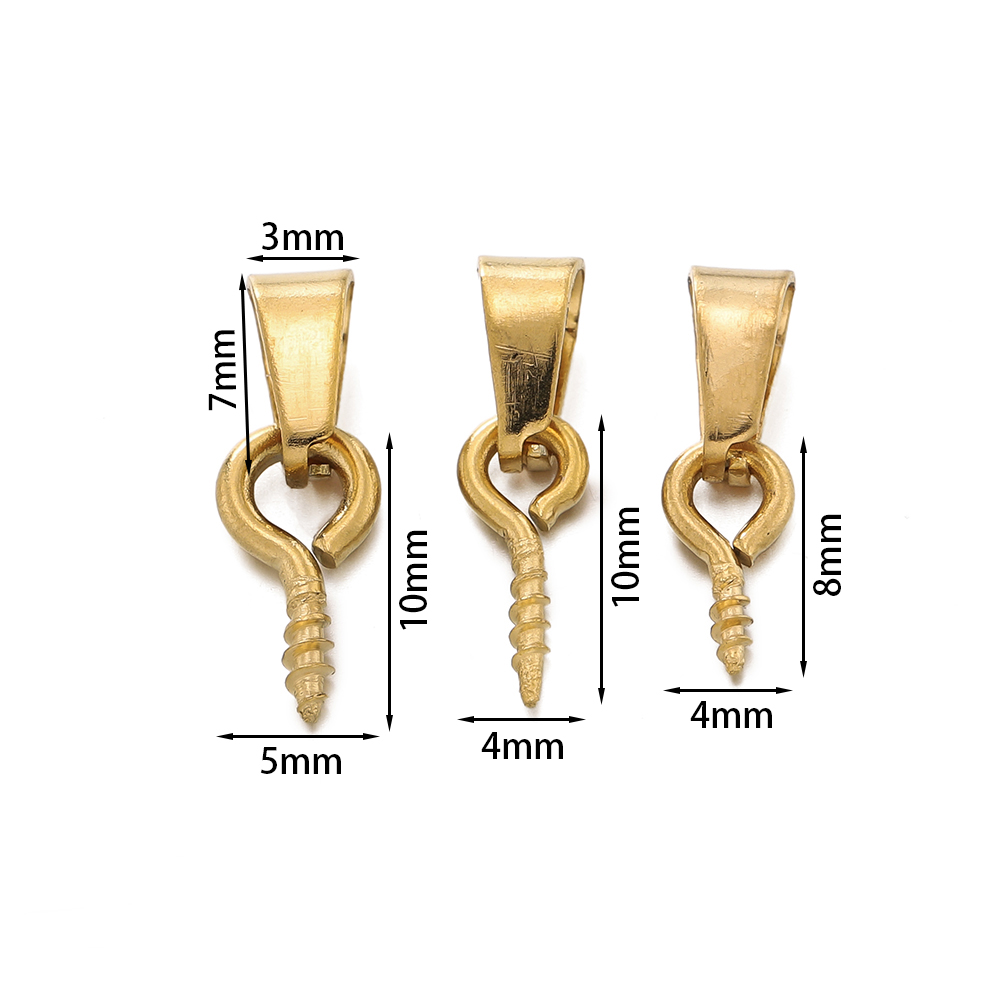 20pcs Stainless Steel Screw Ey - Jewelry Making Eye Pins review and price