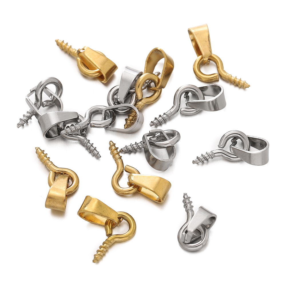20pcs Stainless Steel Screw Ey - Jewelry Making Eye Pins review and price