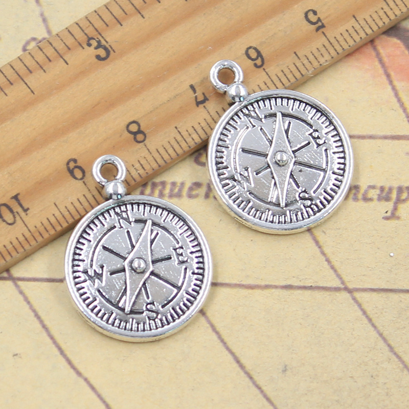 10pcs Charms Compass Guide 27x - Jewelry Making Guide review and price