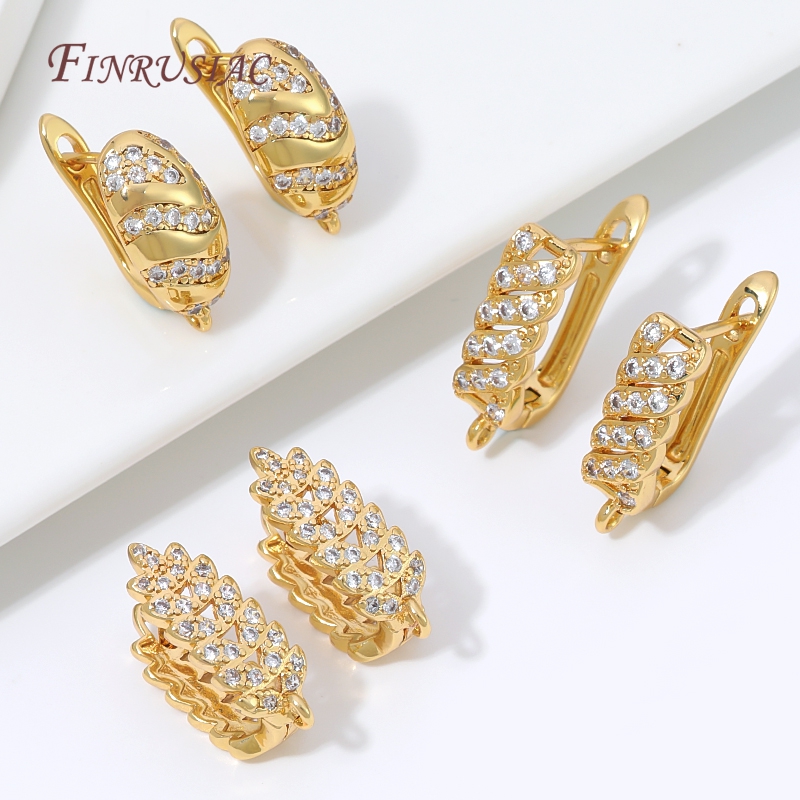 18K Gold Plated Cubic Zirconia - Jewelry Making Loops review and price