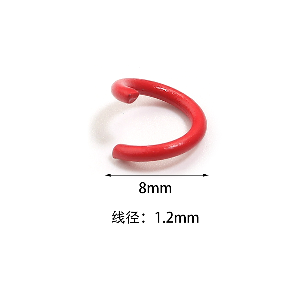 200pcs 8mm Metal Iron Colorful - Jewelry Making Looper Tool review and price