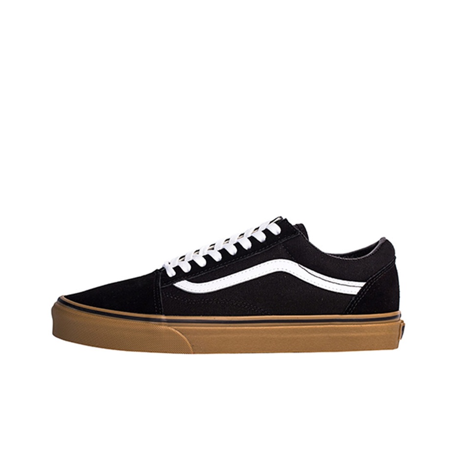 Vans Old Skool Black Gum Leath - Vans Shoes Old Skool review and price