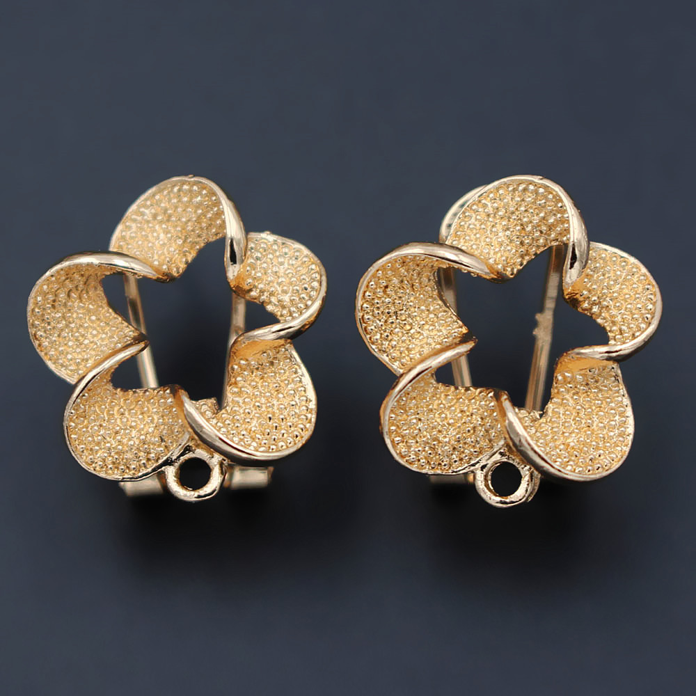 10pair Filigree Flower Earring - Jewelry Making Dubai review and price
