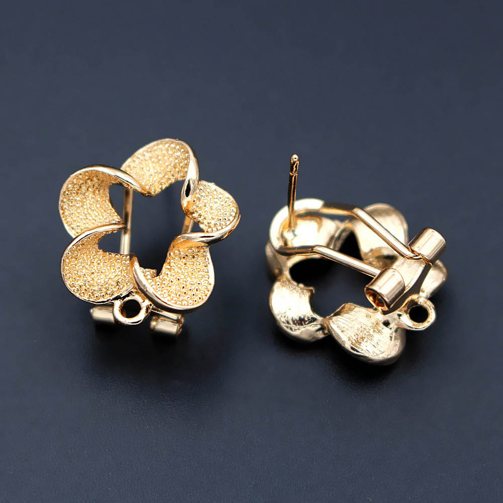 10pair Filigree Flower Earring - Jewelry Making Dubai review and price