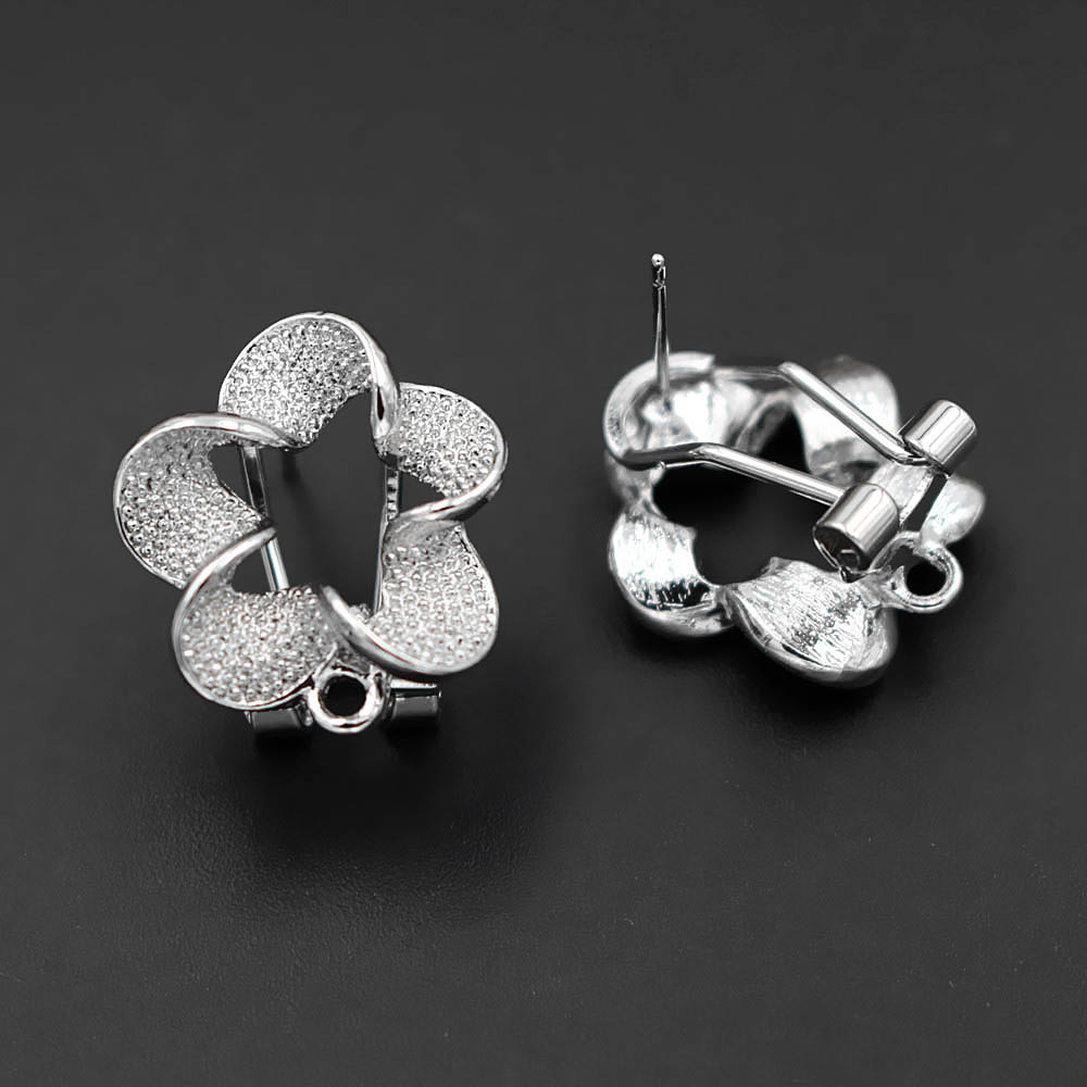 10pair Filigree Flower Earring - Jewelry Making Dubai review and price