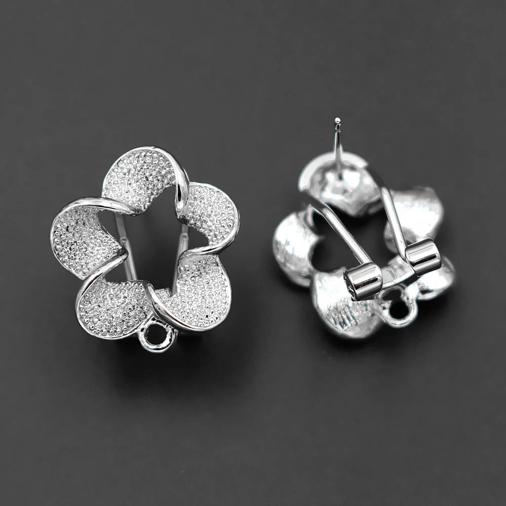 10pair Filigree Flower Earring - Jewelry Making Dubai review and price