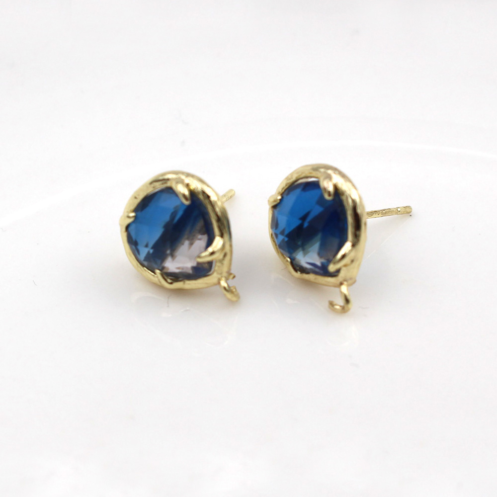 10pair Heart Shape Blue Red Cr - Jewelry Making Dubai review and price